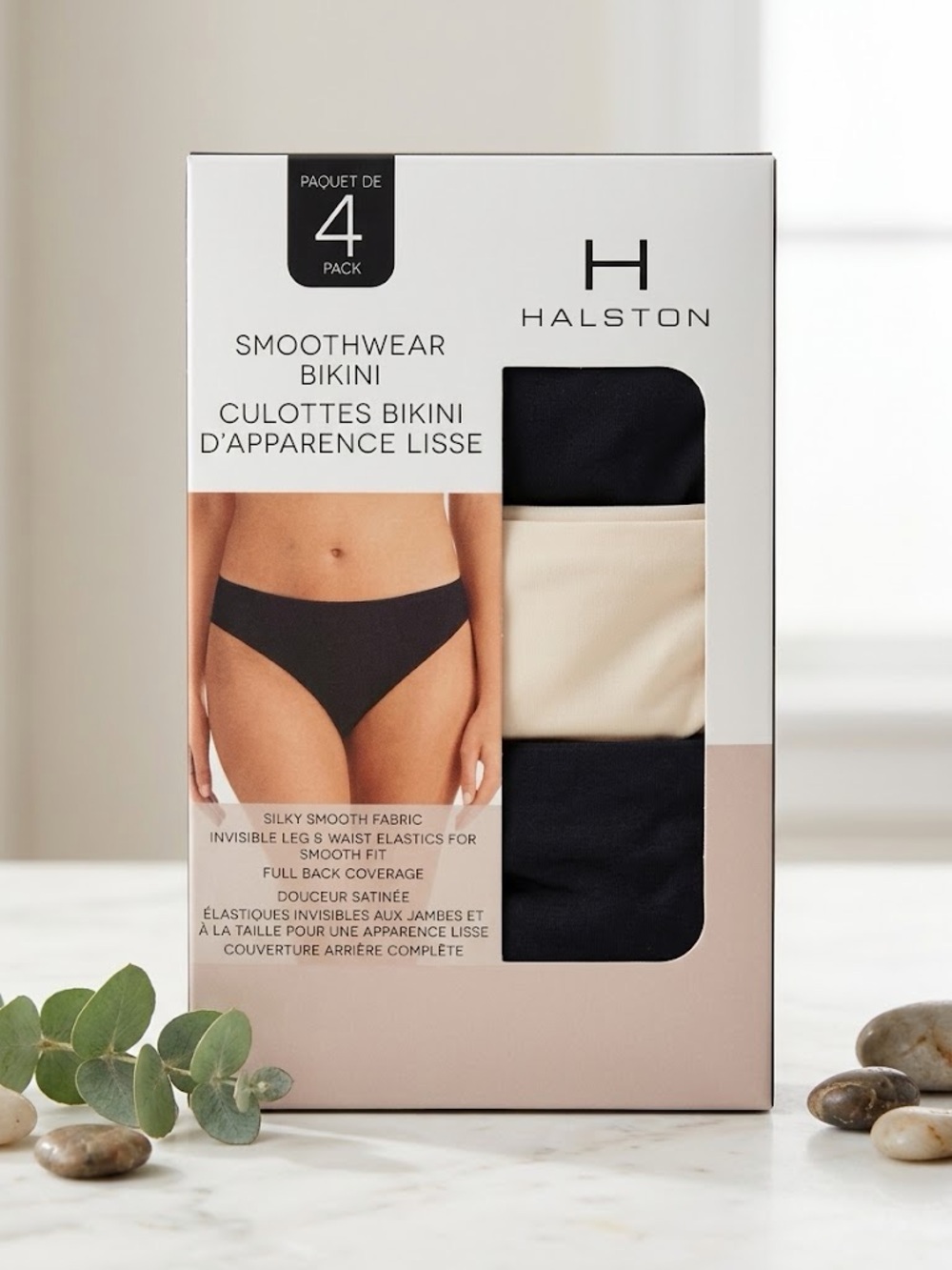 Halston Smoothwear Bikini 4 Pack XXL